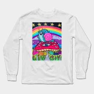 Snail Wizard Long Sleeve T-Shirt